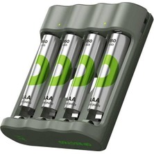 Derin Stok Gp Recyko B441 4*950 Mah R03 Aaa Pilli Şarj Cihazı (100HCER21-2GTLB4)