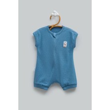 Caramell Hello Boy Fermuarlı Barbatöz - Indigo - 62-68 cm Indigo