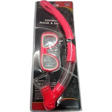 Mustran Profesyonel Tahliye Valfli Küçük Boy Çocuk Maske Şnorkel Deniz Havuz Dalış Seti 3-6 Yaş Kutulu