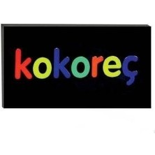 Derin Stok Işıklı Tak Çalıştır Hazır Tabela Kokoreç