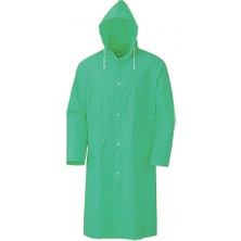 Derin Stok Kapşonlu Cepli Lüx Yağmurluk Haki Yeşil - Standart Beden 2xl