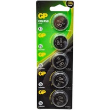 Derin Stok Gp CR2450 3 Volt Lityum 5'li Pil