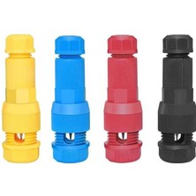 Derin Stok PM-25898 Su Geçirmez 1 Pin Konnektör Karışık Renk