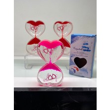 Derin Stok Kalp Şeklinde Jel Kum Saati