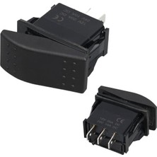 Derin Stok Sembolsüz Işıksız 3 Pinli On-Off 12-24V Marin Switch