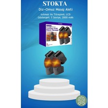 Azurtech Isıtmalı ve Titreşimli Diz Bandı, Termoterapi ve Masaj ile Rahatlık Sağlar