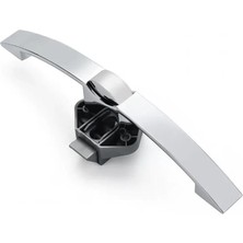 Babarvy Bas Aç Kulplu Ortadan Bas Aç 16 cm Dolap/çekmece Kilidi (Krom)