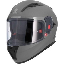 Gümrük Bey Shiro Shadow S Beden Motosiklet Kaskı Mat Asphalt/nardo SH605