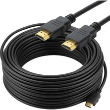 Derin Stok Plastik Düz Hdmı Kablo 25 Metre