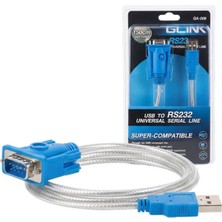 Derin Stok PM-21764 USB To RS232 1.5 Metre Üniversal Serial Line (Glink GA-009)