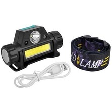 Kafa Lambası 8 Saat Dayanıklı Şarjlı Sensörlü Mıknatıslı Kafa Feneri