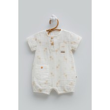 Caramell Free Boy Müslin Barbatöz - Ekru - 74-80 cm Ekru