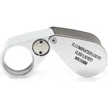 Derin Stok Kontrol, Için Özel Kutulu Metal Işıklı Lup 30X21