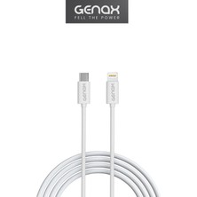 Genax iPhone 12 Pro Uyumlu Pd Lightning Hızlı Şarj Kablosu