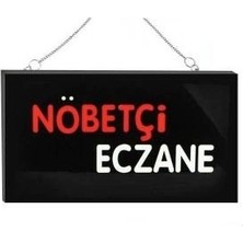 Derin Stok Işıklı Tak Çalıştır Hazır Tabela Nöbetçi Eczane