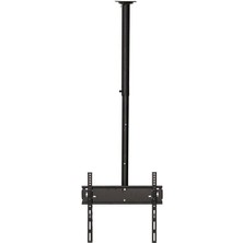 Derin Stok Vontech 42''-65'' LCD Tavan Dönerli Askı Kolu VT-23955H Siyah Renkli Televizyon Askı Aparatı  VT-23955H