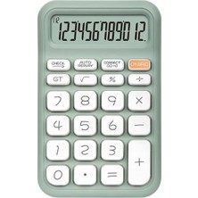 Derin Stok PM-25410 Yeşil 12 Haneli Hesap Makinesi