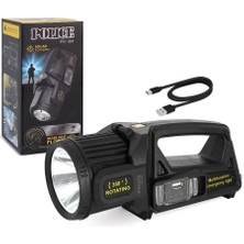 Derin Stok Police PS-384 Şarjlı Güneş Enerjili Spot Fener