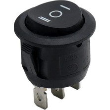 Derin Stok IC-134 Yuvarlak Işıksız On-Off-On 3p Anahtar
