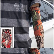 Derin Stok Giyilebilir 3D Baskılı Kol Bacak Dövme Çorap