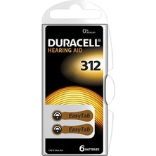 Derin Stok 312 No Kulaklık Pili (6'lı Paket)