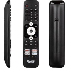 Derin Stok Huayu RM-L1797 Haier Youtube-Netflix-Prime Video Tuşlu Lcd-Led Tv Kumanda
