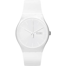 Swatch SO29W704-S14 Whıte Rebel Unisex Kol Saati