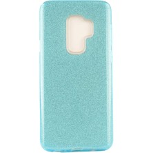 ZM Store Galaxy S9 Plus Uyumlu Kılıf Renkli Simli Parlak Shining Kapak