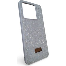 Epro Xiaomi Mi 14T Uyumlu Simli Taşlı Işıltılı Kamera Koruma Çıkıntılı Içi Kadife Lüks Kılıf