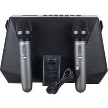 Derin Stok Shile SL-3A Iki El Mikrofonlu Kumandalı Usb/sd/bt Portatif Hoparlör