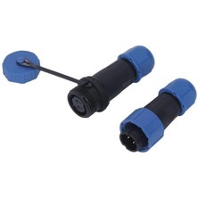 Derin Stok SD16 Su Geçirmez 2 Pin 16 mm Konnektör Takımı