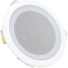 Derin Stok Magicvoice MV-6695 18 cm 6 Watt Beyaz Trafolu Metal Kasa Alçıpan Hoparlör