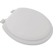 Derin Stok Yumuşak Puf Süngerli Ergonomik Rahat Beyaz Renk Klozet Kapağı