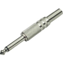 Derin Stok PM-22709 6.3 mm Mono Metal Gitar Jack