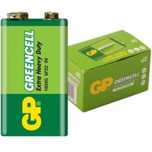 Derin Stok Gp 1604G-B Greencell 9 Volt Pil (10'lu Paket)