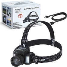 Derin Stok Sensörlü Cree Tg LED Şarjlı Kafa Lambası WT-625