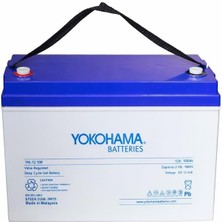 Derin Stok Yokohama YH-26919 12V 100AH Tam Bakımsız Deep Cycle Jel Akü (330X172X218MM)