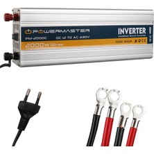 Derin Stok PM-2000C 12 Volt 2000 Watt Şarjlı Invertör