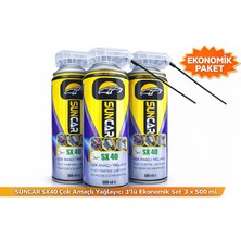Suncar Sx-40 Çok Amaçlı Yağlayıcı 500 ml 3lü Set