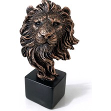 Derin Stok 14X9 cm Polyester Aslan Büstü