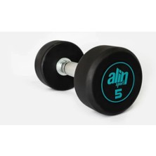 Alin Sport 5 kg Kauçuk Kaplı Profesyonel Olimpik Dumbbell ( Dambıl )