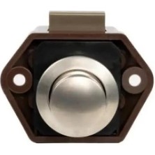 Babarvy Babary Bas Aç Yuvarlak Küçük Dolap/çekmece Kilidi (Satin Nikel)