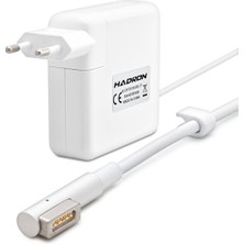 Nemere 18.5V 4.6A 85W Laptop Adaptörü - L Tip - Macbook Uyumlu - Beyaz HD797