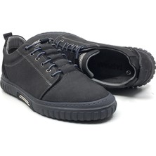 Taşpınar Ayakkabı Taşpınar 5600 %100 Nubuk Deri Ortopedik Erkek Yazlık Rahat Günlük Spor Sneaker Yeni Sezon Akıllı Bağcıklı Ayakkabı  40-44