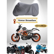PINAXAR Üniversal Motosiklet Brandası 245X150 Cm. Yağmur, Toz ve Uv’ye Karşı Dayanıklı.