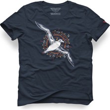 Tarrzzcom Unisex Tasarım T-Shirt Albatros Tasarım Tişört