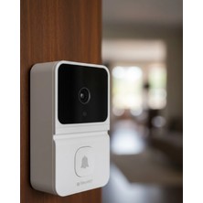 Lowell Home Şarjlı Akıllı Kapı Zili 85° Geniş Açı Mobil Bildirimli