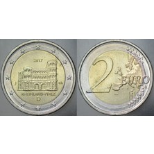 Banknoting Almanya 2 Euro 2017 J Hatıra. Rheınland-Pfalz.