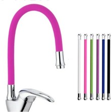 Derin Stok Mix Kuğu Mutfak Evye Batarya Renkli Oynar Başlıklı Pembe