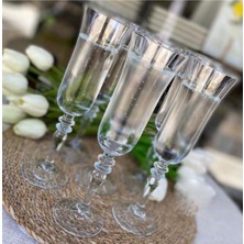 6'lı Cam Kadeh ve Su Bardak Seti, Şık ve Kullanışlı Çeyizlik Set